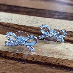 Kate Spade Silver Pave Earrings